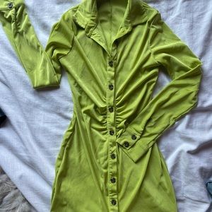 ISALIS green collard dress - S
